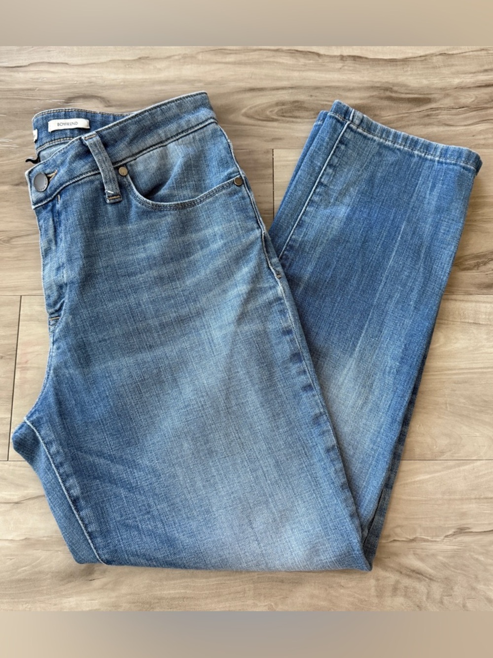 Calvin Klein Jeans Boyfriend Fit Light Wash Relaxed Denim Jeans Women’s Size 6 - Picture 2 of 9